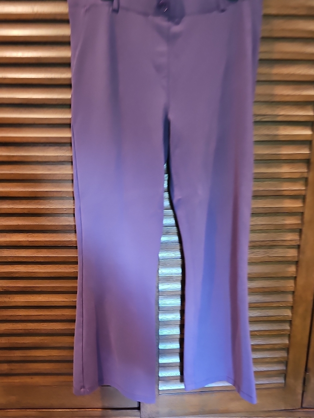 Betabrand Purple Flare Dress Pants